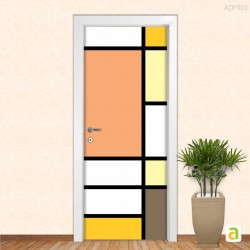 Adesivo de Porta - Orange